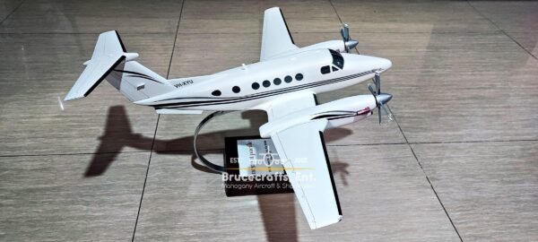 Model of Beechcraft Super King Air B200 with detailed craftsmanship.